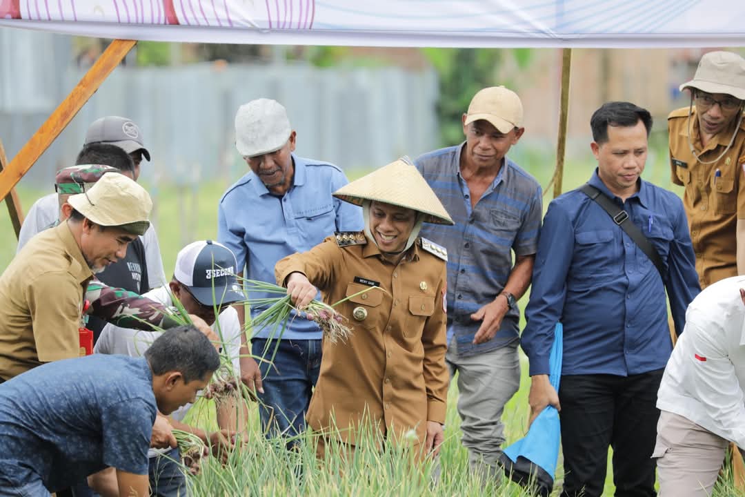 Wujud Ketahanan Pangan: Wali Kota Hadiri Panen Raya Kelompok Tani Berkah