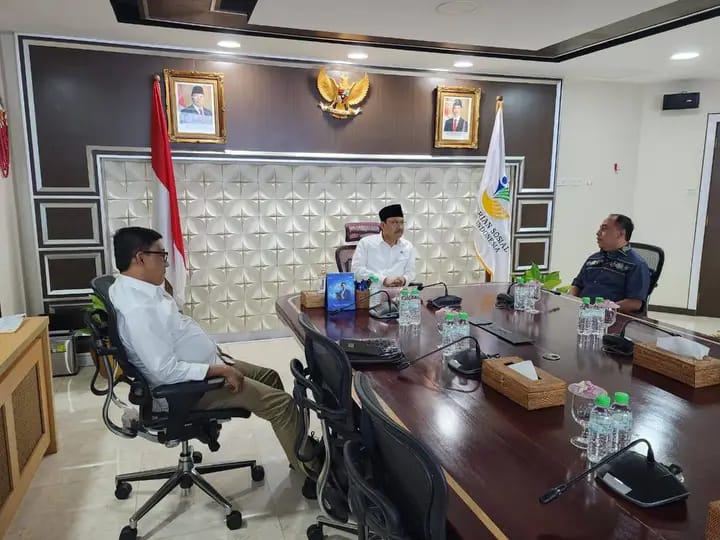 Temui Mensos RI Bupati Yusra Alhabsyi Bahas Kerjasama Pengentasan Kemiskinan