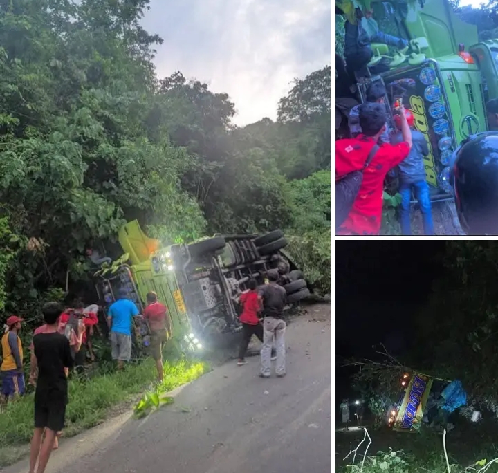 Viral...! Mobil Bunda Sithik Alami Rem Blong di Turunan Ekstrem Santigi – Bolano, Terekam Kamera Warga